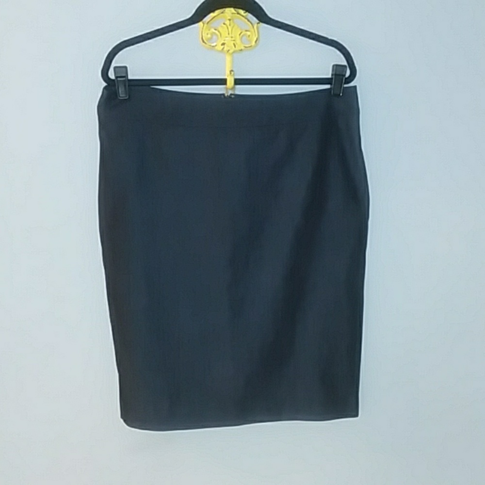 Navy Pencil Skirt